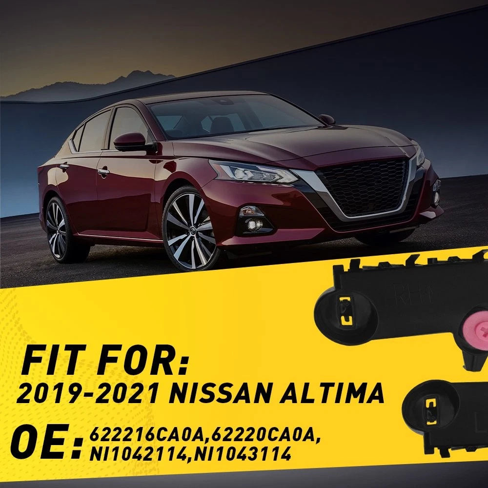 2X Front Bumper Retainer Support Bracket for Nissan Altima (2019–2021) 622216CA0A