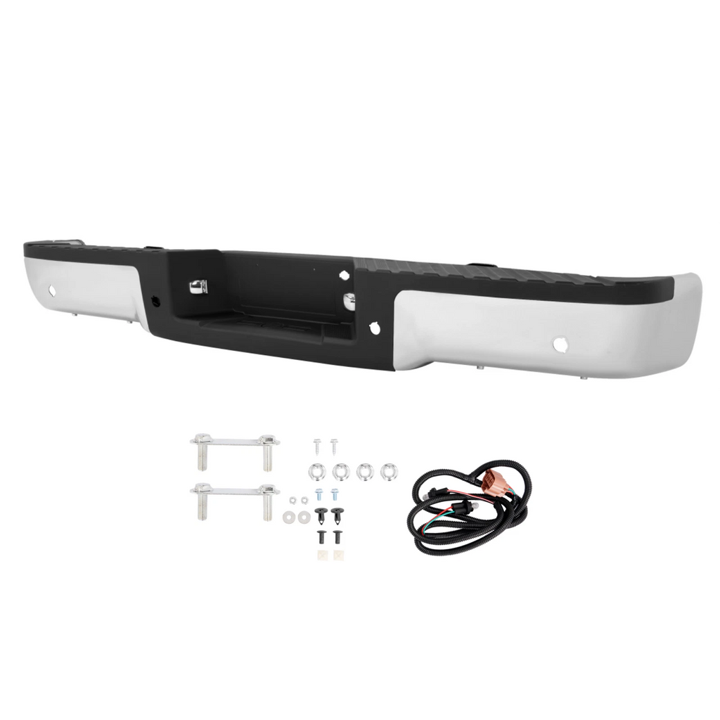 Chrome Rear Bumper Assembly for Ford F-150 (2009–2014)
