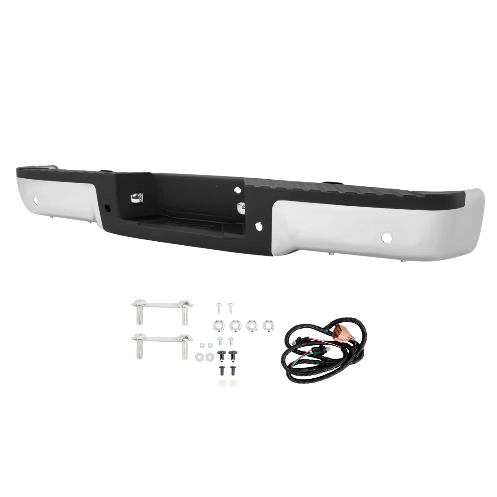 Chrome Rear Bumper Assembly for Ford F-150 (2009–2014)