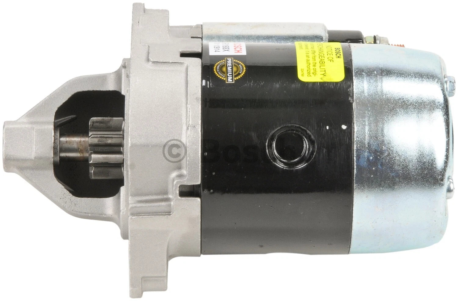 Starter Motor Bosch Reman SR168X for Dodge Colt, Hyundai Excel, Mitsubishi Eclipse (1989–1995)