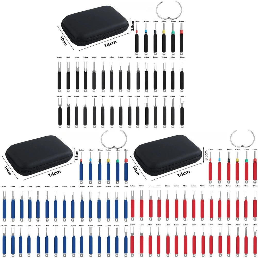36-Piece Depinning Tool Set for Automotive and Electronics Terminal Extraction
