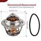 Thermostat & O-Ring for Kawasaki 454 LTD EN450A Ninja 600R Vulcan 500 (1985–2006)