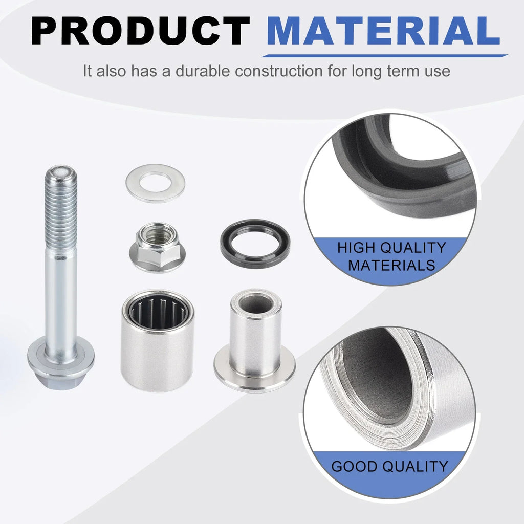 Front Upper A Arm Bushings Kit & Bolt for Kawasaki KFX400 (2003–2006)