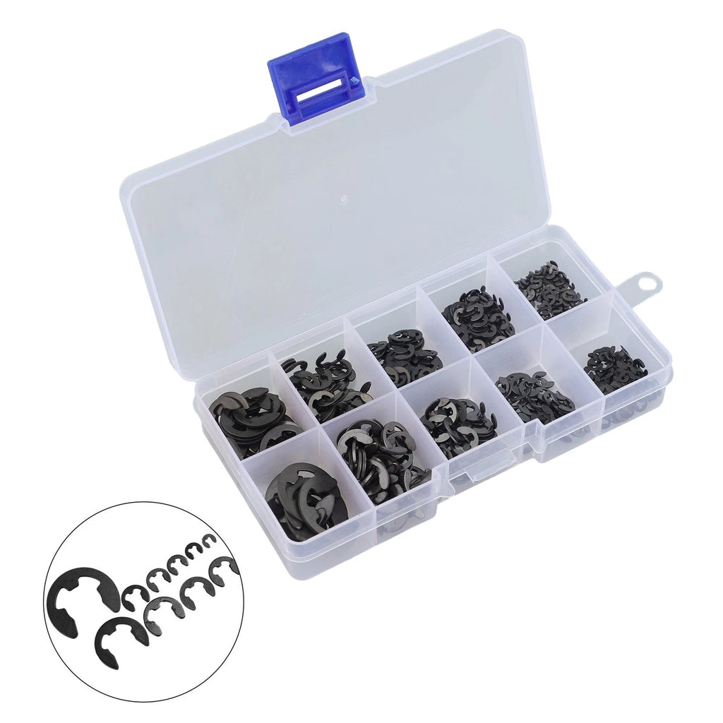 Set of 10 Black Carbon Steel Drill Bits (1.5-10mm)