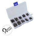 Set of 10 Black Carbon Steel Drill Bits (1.5-10mm)
