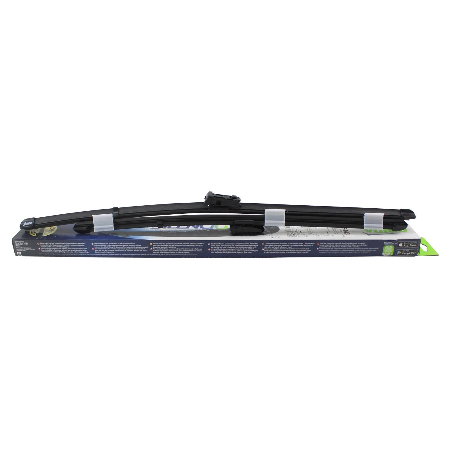 Set of 2 Valeo Front Windshield Wiper Blades for Audi BMW Volkswagen (574643)