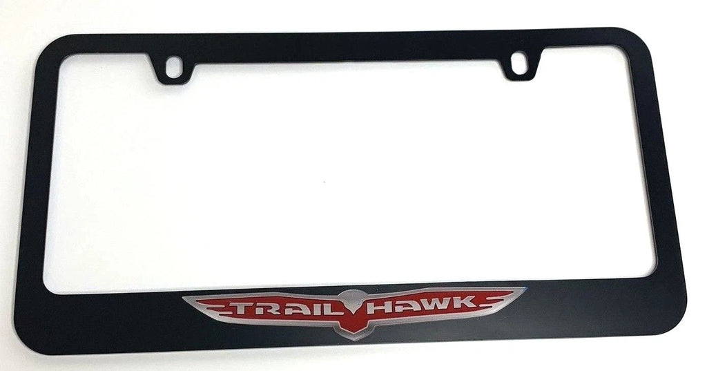 Matte Black Premium License Plate Frame for Jeep Grand Cherokee (2014–2023)