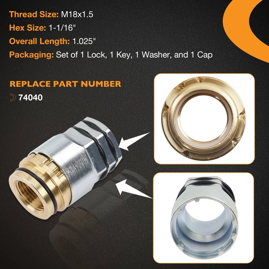 Marine Propeller Lock Set for Mercury MerCruiser OMC (3/4"-16 Thread)