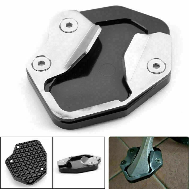 Side Stand Kickstand Pad Extension for Tiger 800 XCA/XRT (2013–2017) Black