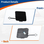 Tow Hook Cover for BMW 1 Series F20 F21 (2012–2019) No. 51117292947 Black