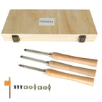 3 Piece Carbide Woodturning Tool Set for Mini Woodturners