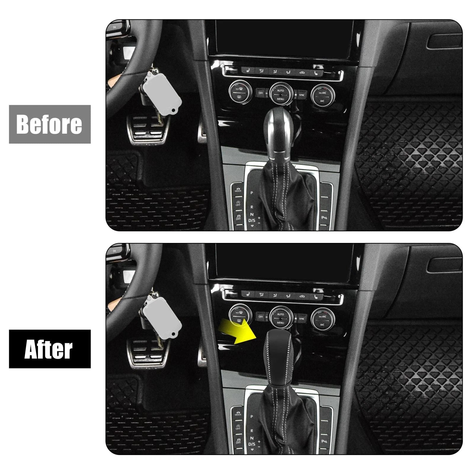 Gear Shift Knob Cover for Volkswagen Jetta Tiguan CC (2011–2019)