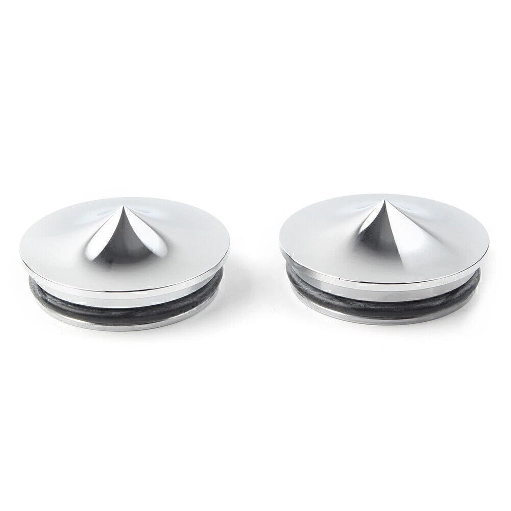 Swingarm Pivot Cover Kit for Harley-Davidson V-Rod (All Years) - Satin Anodized Chrome