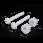 Toilet Hinge Bolts Screw Fixing Kit for Bathroom Repair (2pc)