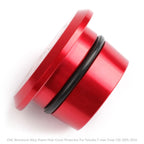 CNC Frame Hole Plug Protector Red for Yamaha T-Max 530 (2005–2016)