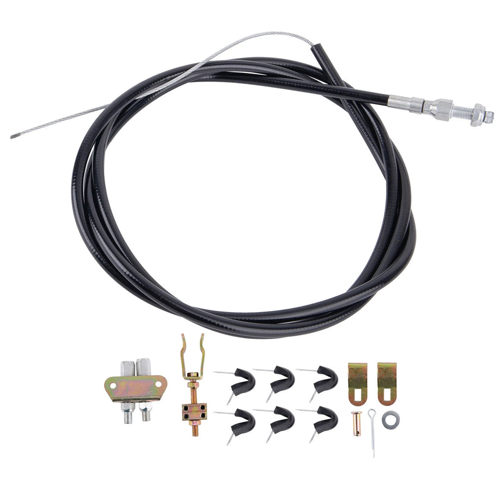 Rear Parking Brake E-Brake Cable Kit for Wilwood Disc/Drum (Universal)