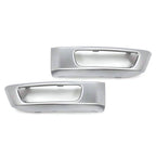 2X ABS Front Bumper Fog Light Lamp Cover for Range Rover Sport (2014–2017) Silver