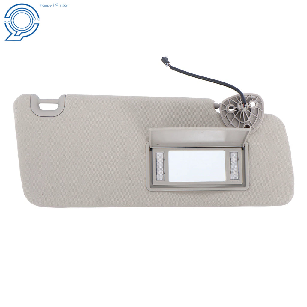 Right Passenger Sun Visor for Ram 1500 2500 3500 (2013-2021) Light Gray