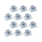 12 Pack Stainless Steel Double Roller Catches for Cabinet Wardrobe