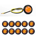 LED Amber Sealed Marker Side Clearance Light for Truck Trailer (12V)