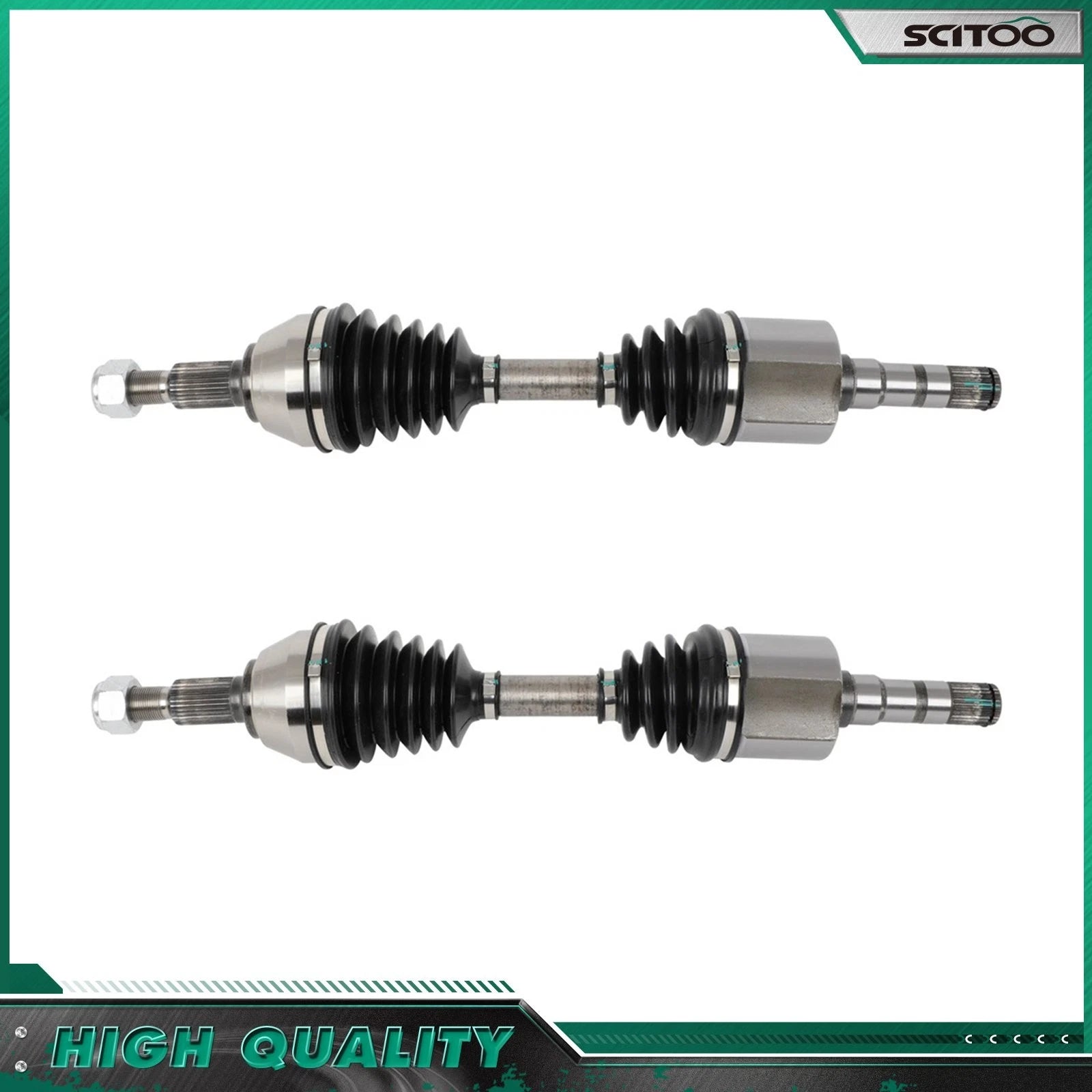 2X CV Axles Front for Cadillac BLS (2007) Saab 9-3X (2010–2011) 9-3 (2003–2011) 2.0L