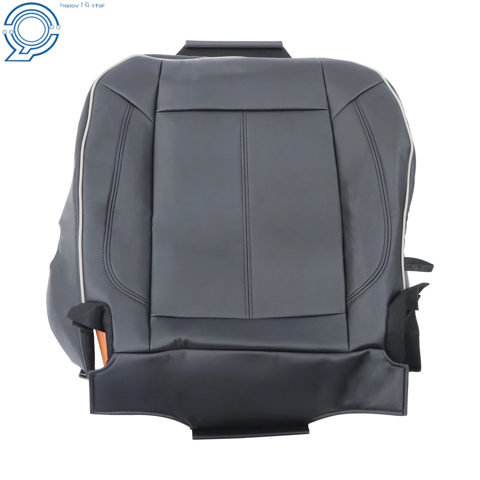 Driver Bottom Cushion Cover for Hummer H3 (2006–2010) Black Leather