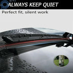 Set of 2 Premium All-Season Windshield Wiper Blades for Make Model