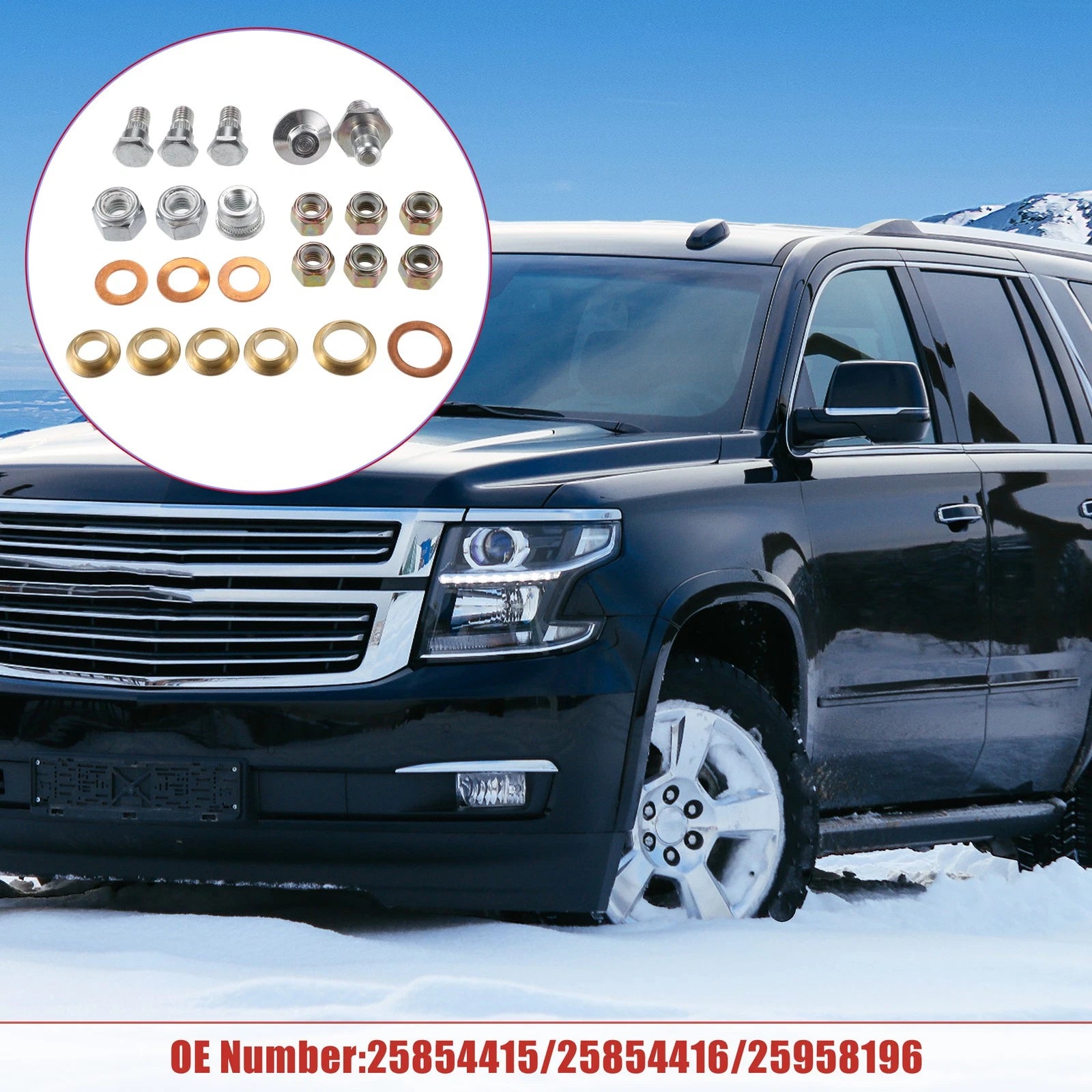 Set of 1 Front Door Hinge Pin and Bushing for Chevrolet Suburban (2014–2014)