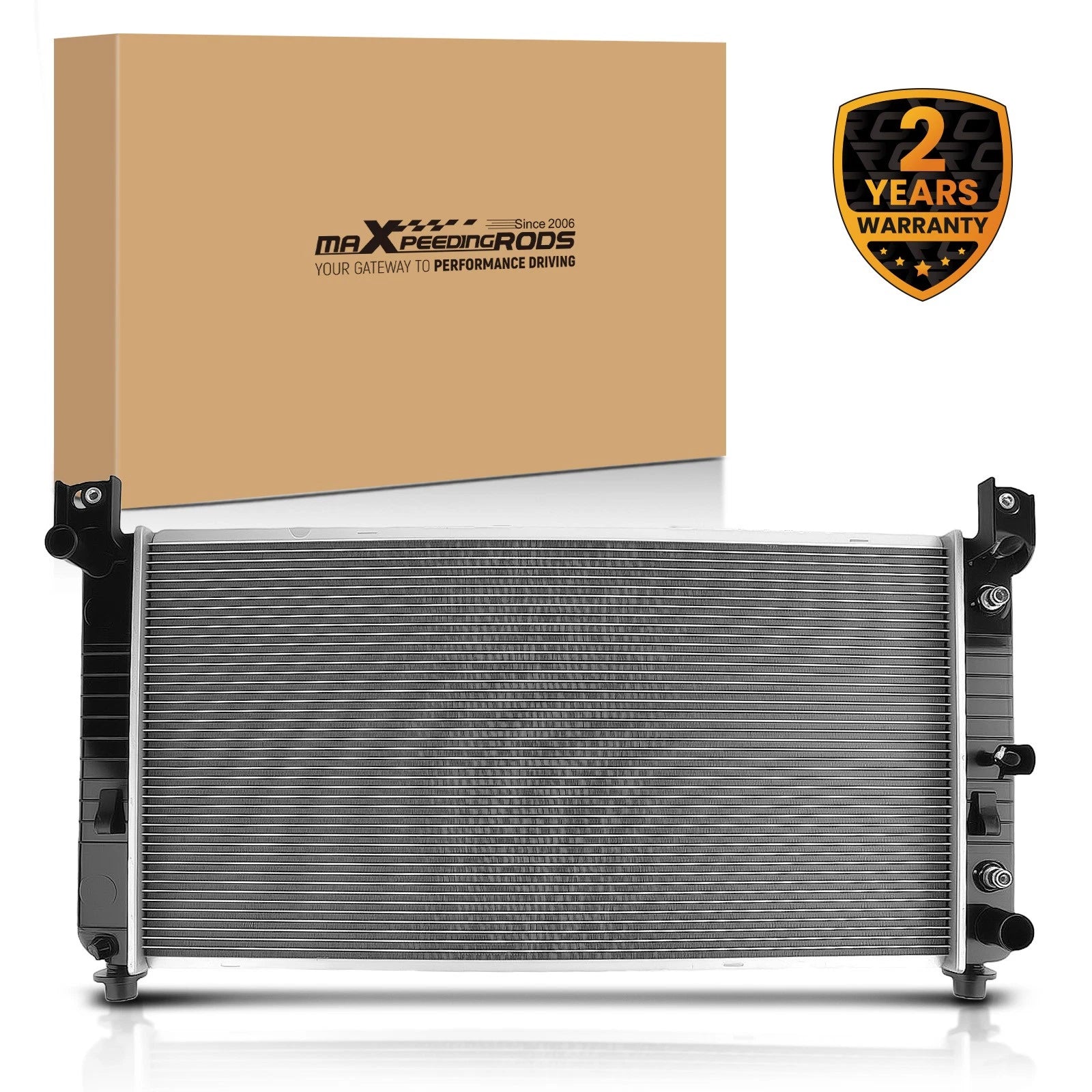 Cooling Radiator for Chevy Silverado GMC Sierra 1500 HD (2001-2007)