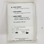 M8 Pry Rivet Kit for Motorcycle (2005-0RRIV) - Set of 3 Pieces
