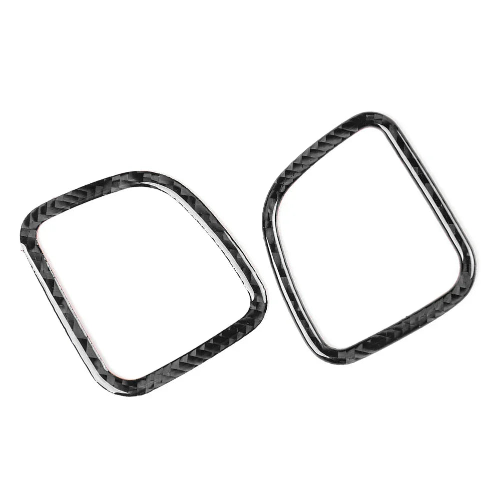Carbon Fiber Black Interior Dashboard Air Vent Cover Trim for Cadillac CTS (08-13)