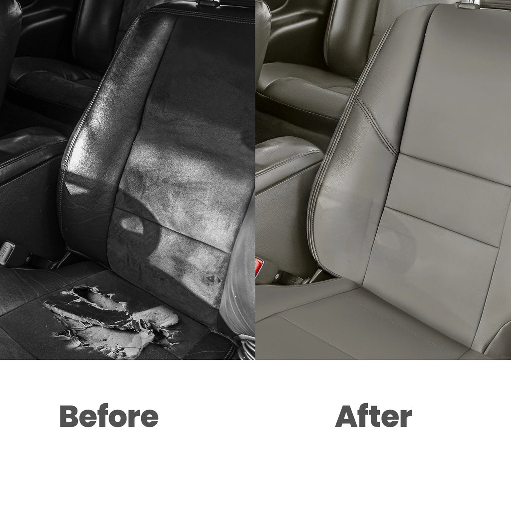 Set of 2 Front Leather Seat Covers for Toyota Sequoia (2000–2007) Gray