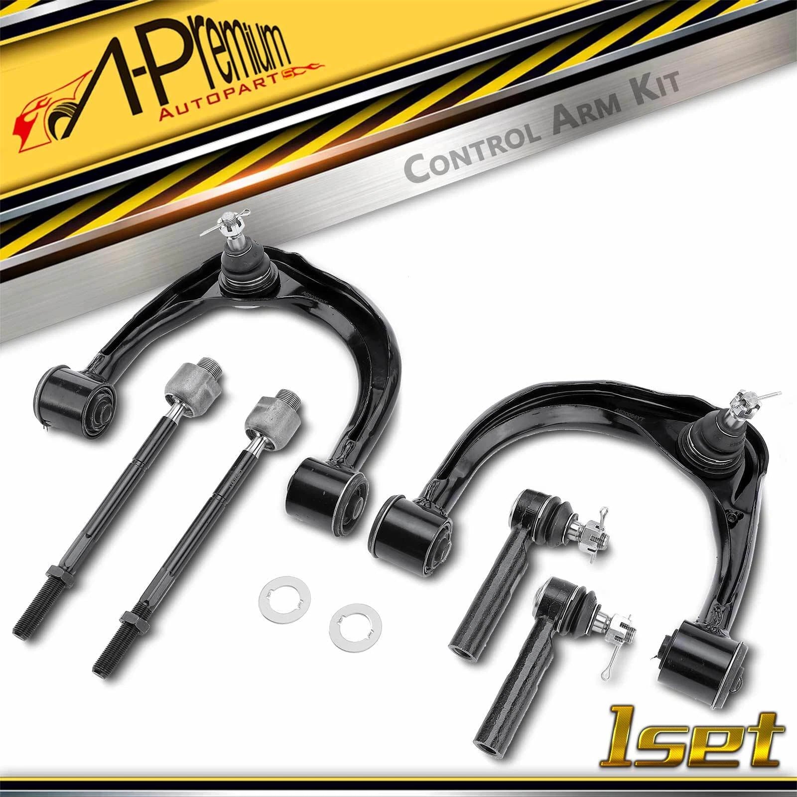 Front Upper Control Arm Ball Joint & Tie Rod for Toyota GX470 4Runner (2003â2009)