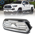 Front Bumper Upper Grille with Chrome Molding for Toyota Tacoma (2016–2017)