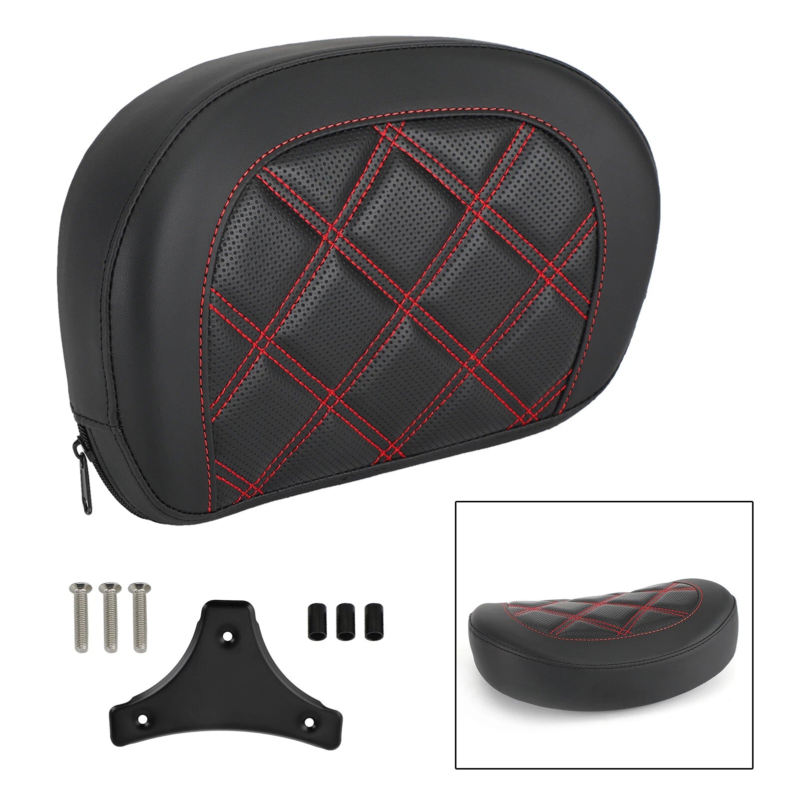Sissy Bar Backrest Pad for Harley Road King FLHR (1996–2021), FLHRXS (2017–2021)