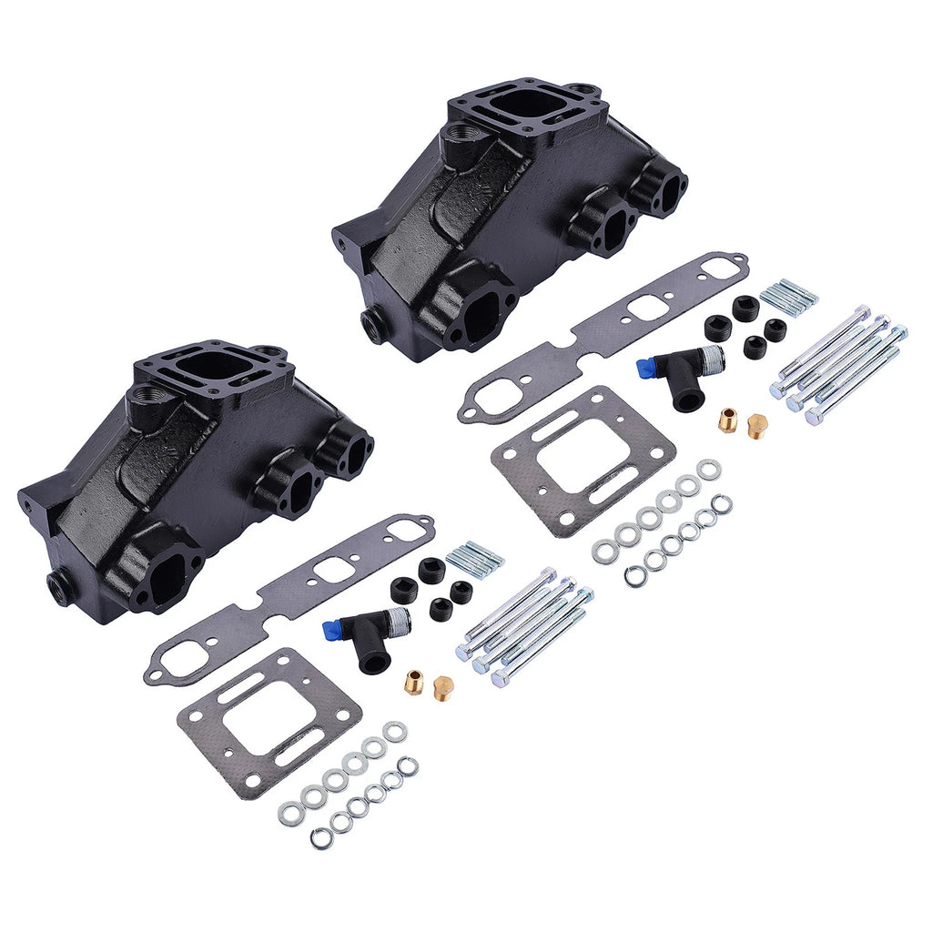 2Pcs Exhaust Manifold for Mercruiser 4.3L