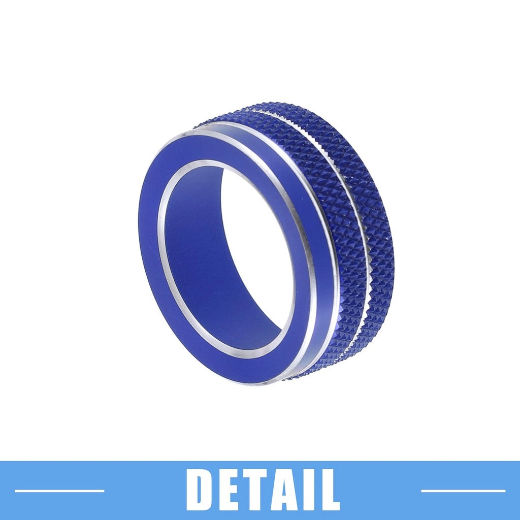 Set of 2 AC Control Switch Knob Cover Trim for Toyota Corolla (2020–2022) Blue