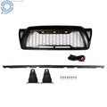 3 LED Lights for Toyota Tacoma (2005–2011) Front Bumper Grille Black