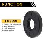 Set of 5 Oil Seal Rotary Shaft Seal NBR Rubber 25x62x10mm