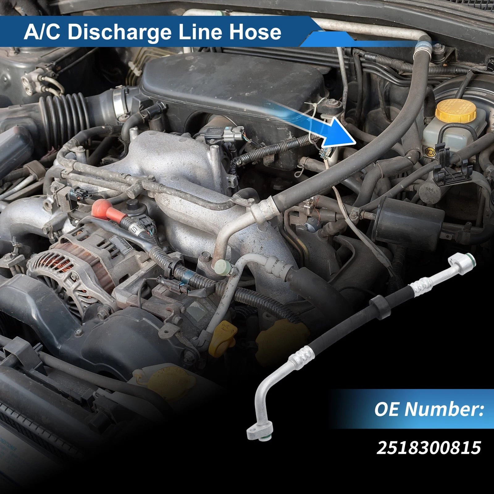 A/C Refrigerant Liquid Hose for Mercedes-Benz R320 (2007–2009) No. 2518300815