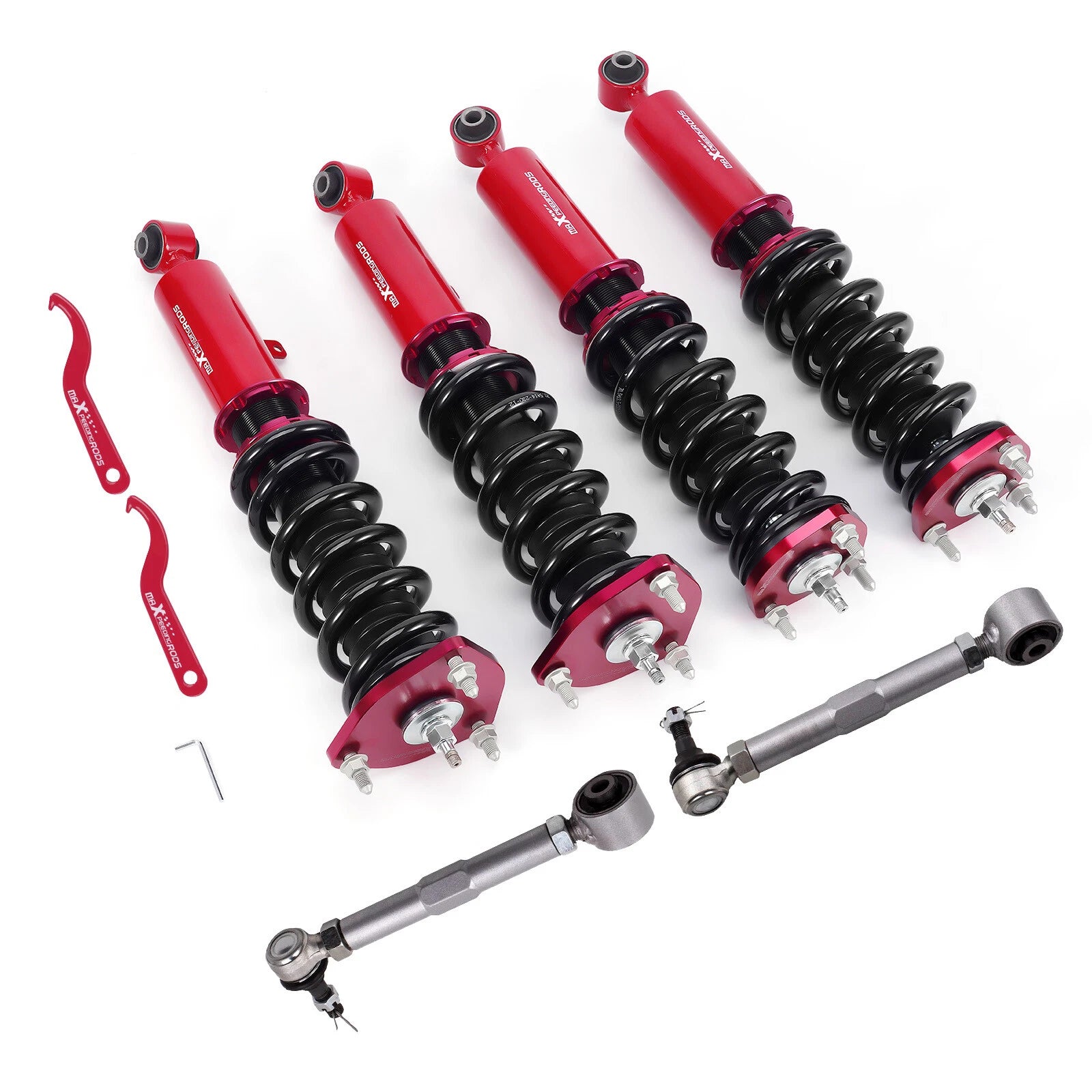 Adjustable Coilovers & Rear Toe Arm Kit for Lexus GS300 GS400 GS430 (1998–2005)