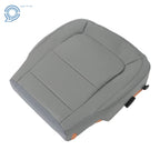 Gray Leather Driver Bottom Seat Cover for Chevy Colorado Canyon (2015-2022)