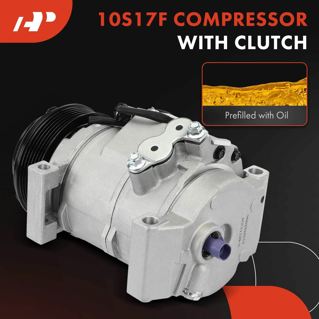 A/C Compressor with Clutch for Chevrolet Express 1500 2500 (2003â2023)