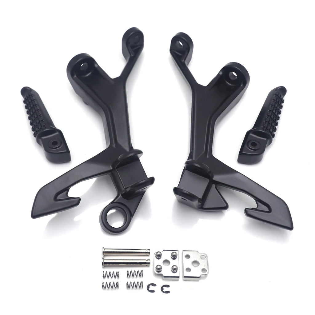 Set of 2 Rear Foot Pegs Rest Bracket for Kawasaki Ninja 400 (2018–2024) Z400 (2019–2024)