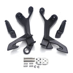 Set of 2 Rear Foot Pegs Rest Bracket for Kawasaki Ninja 400 (2018–2024) Z400 (2019–2024)