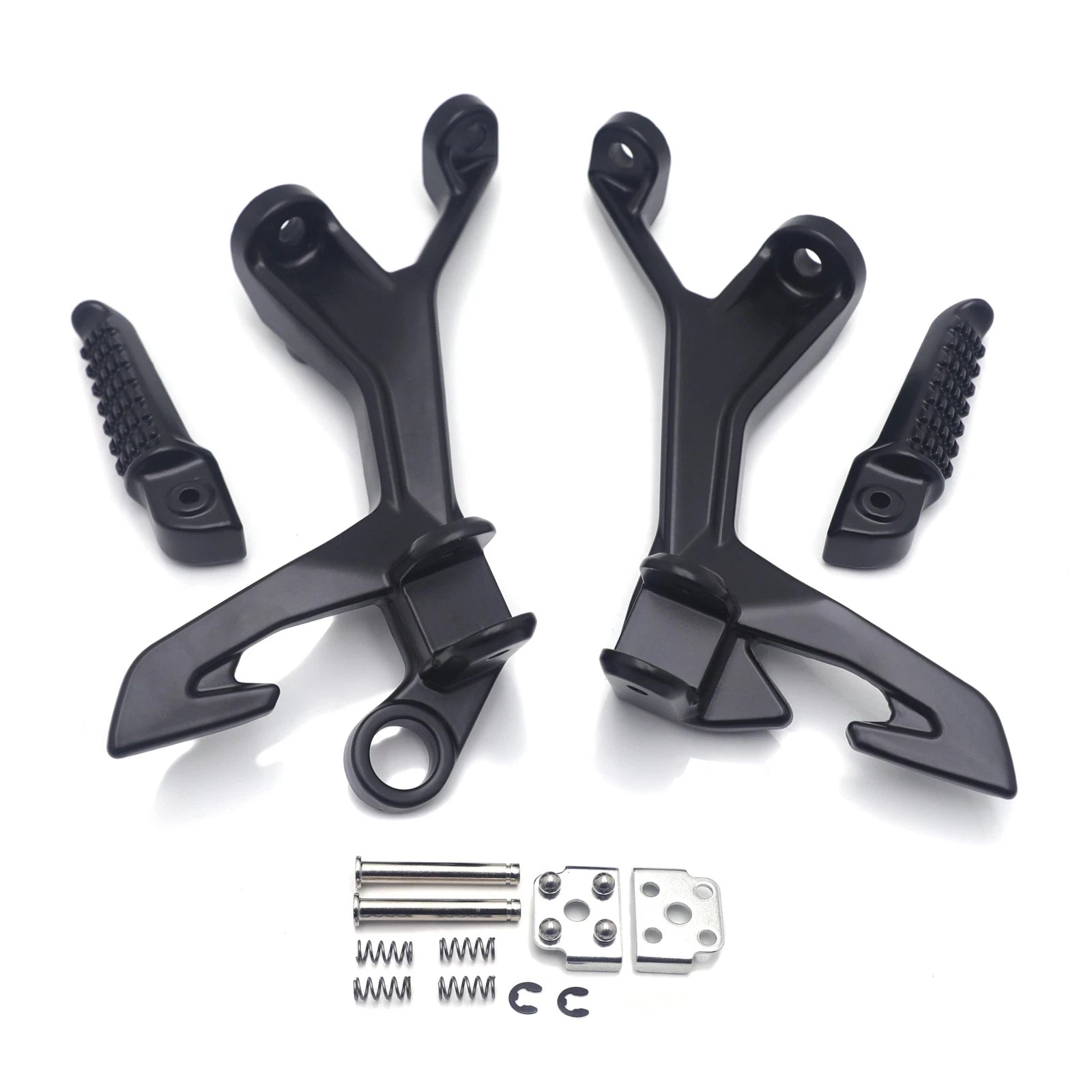 Set of 2 Rear Foot Pegs Rest Bracket for Kawasaki Ninja 400 (2018–2024) Z400 (2019–2024)