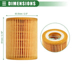 Set of 1 Engine Oil Filter & Fuel Filter for BMW F20 (2010–2015) No.11427635557