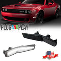 Smoke White LED Front Side Marker Lights for Dodge Challenger (2018–2022)