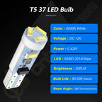 20X T5 Wedge White SMD LED Dash Instrument Gauge Light Bulbs for (N/A)