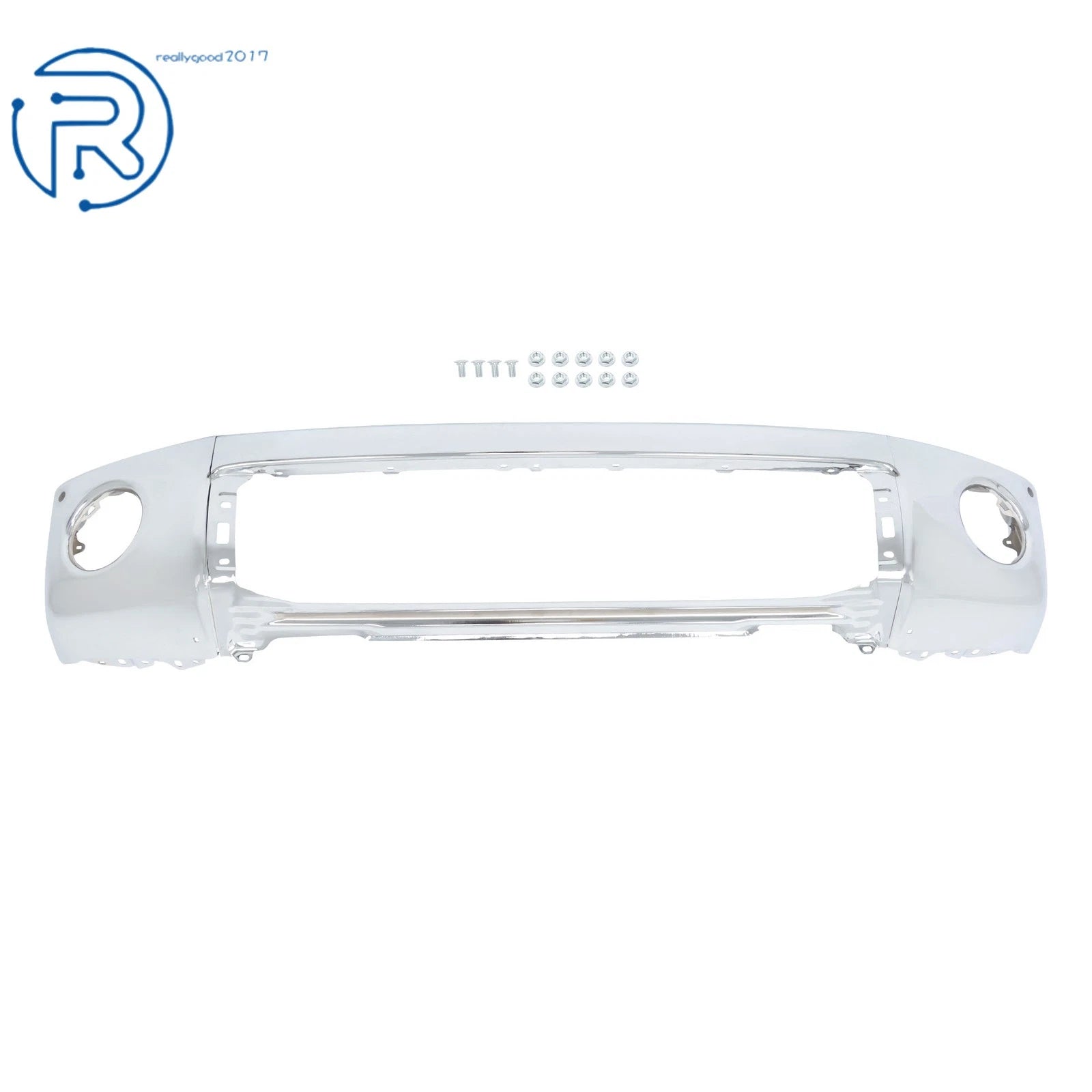 Chrome Split Front Bumper Face Bar for Toyota Tundra (2007-2013)